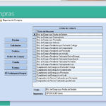 Capturas de pantalla del Módulo de Gestión de Compras del Cloud ERP Company Kit