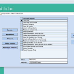 Capturas de pantalla del Módulo de Contabilidad del Cloud ERP Company Kit