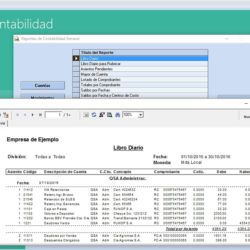 Capturas de pantalla del Módulo de Contabilidad del Cloud ERP Company Kit